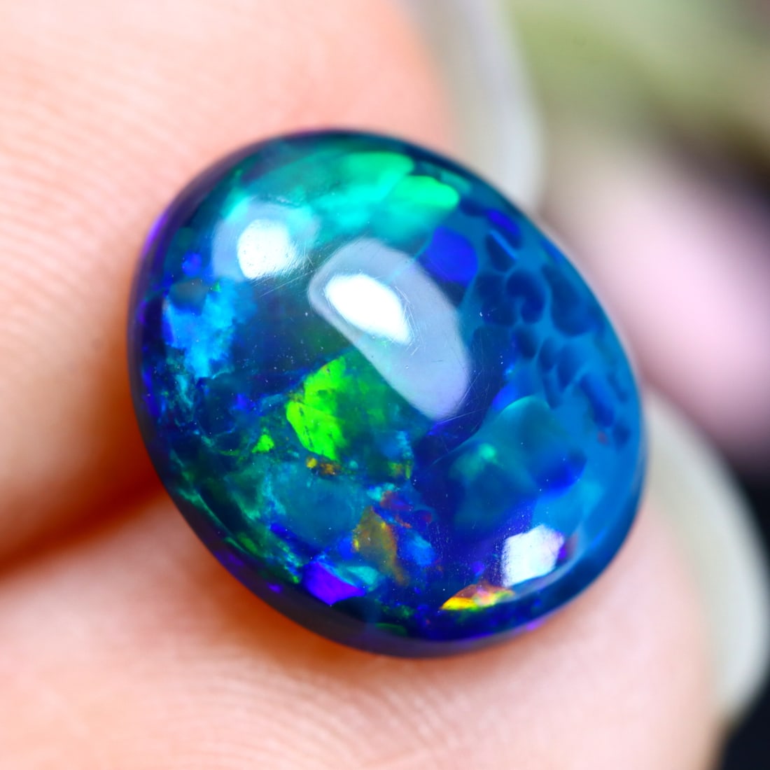 2.15Ct Natural Ethiopian Welo Smoked Opal - Ethiopian Opal (1 of 4)
