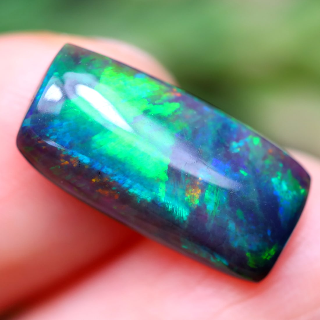 2.35Ct Natural Ethiopian Welo Smoked Opal - Ethiopian Opal - Rectangular Cabochon: Ksmith Jewels Global Welcome to our auction house, today auction brought to you by Ksmith Jewels Global based in Penang, Malaysia specialize in all kinds of opal and color gemstone both in manufacturi