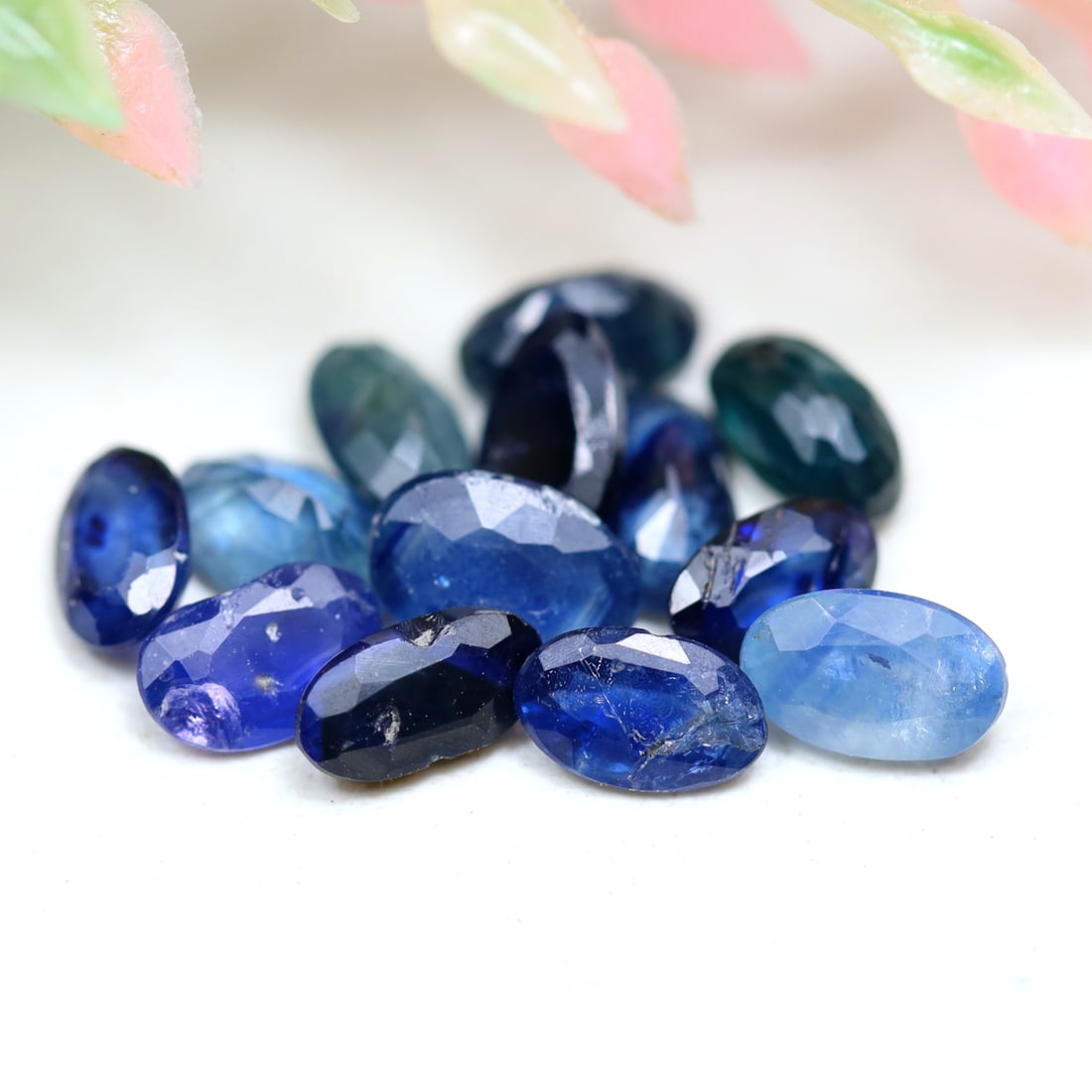 3.44Ct Natural Wholesale Blue Sapphire Lot - Madagascar Gemstone - Oval Faceted: Ksmith Jewels Global Welcome to our auction house, today auction brought to you by Ksmith Jewels Global based in Penang, Malaysia specialize in all kinds of opal and color gemstone both in manufacturi