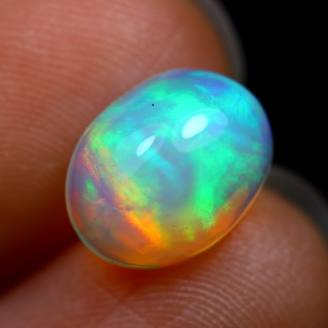 1.71Ct Natural Ethiopian Welo Opal - Ethiopian Opal Cabochon (1 of 4)