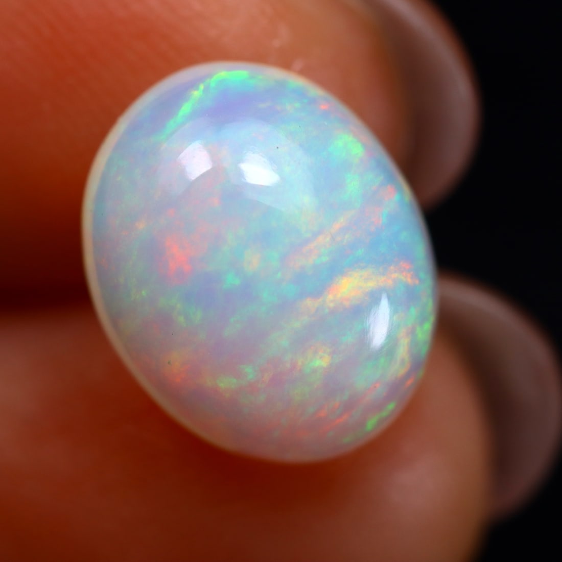 2.07Ct Natural Flashy Rainbow Ethiopian Welo Opal - Ethiopian Opal - Oval Cabochon: Ksmith Jewels Global Welcome to our auction house, today auction brought to you by Ksmith Jewels Global based in Penang, Malaysia specialize in all kinds of opal and color gemstone both in manufacturi