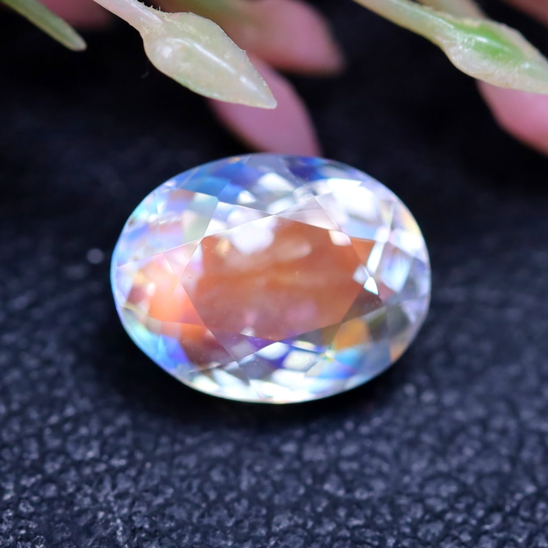 Madagascar Moonstone 1.82Ct Natural Flashy Ranbow Madagascar Moonstone for Jewelry: Ksmith Jewels Global Welcome to our auction house, today auction brought to you by Ksmith Jewels Global based in Penang, Malaysia specialize in all kinds of opal and color gemstone both in manufacturi