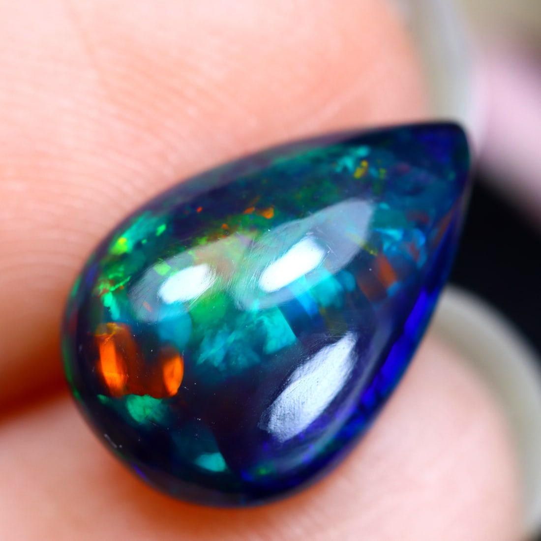 2.34Ct Natural Ethiopian Welo Smoked Opal - Ethiopian Opal (1 of 4)