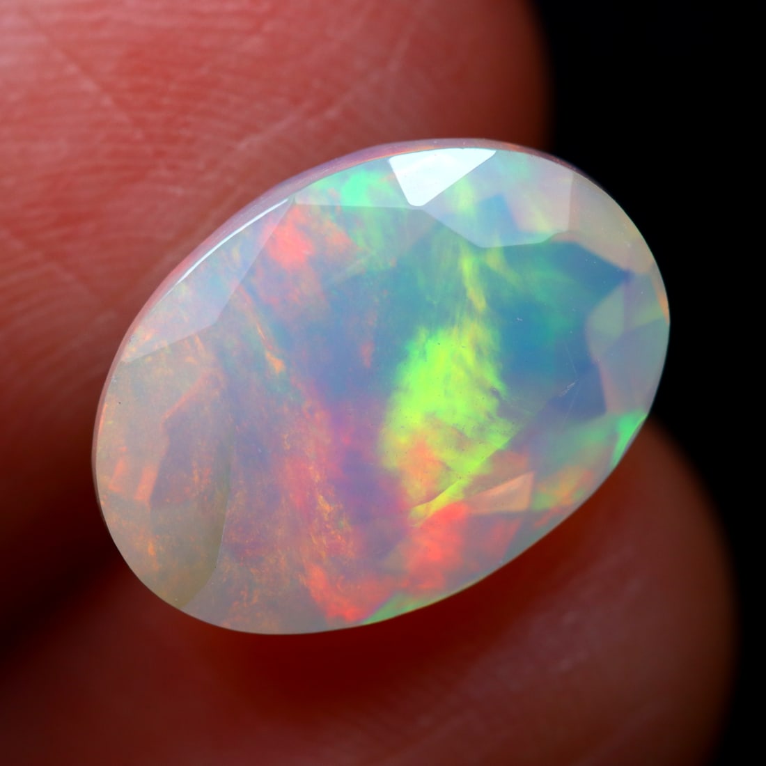 3.03Ct Natural Ethiopian Faceted Welo Opal - Ethiopian Opal (1 of 5)