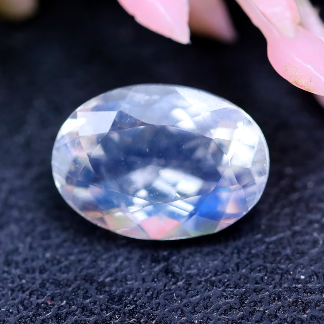 Madagascar Moonstone 1.68Ct Natural Flashy Rainbow Madagascar Moonstone for Jewelry: Ksmith Jewels Global Welcome to our auction house, today auction brought to you by Ksmith Jewels Global based in Penang, Malaysia specialize in all kinds of opal and color gemstone both in manufacturi