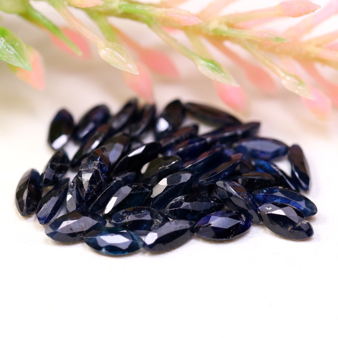 8.35Ct Natural Marquise Blue Color Sapphire Wholesale Lot (OT5715) (1 of 2)