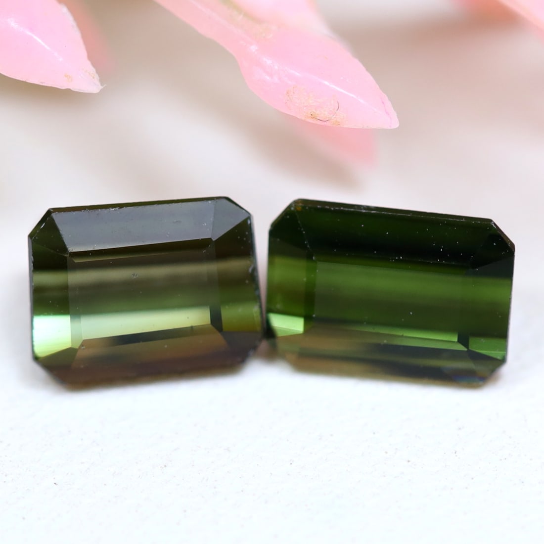 Tourmaline 1.62Ct Natural Afghanistan Green Color Tourmaline Gemstone Lot (1 of 2)