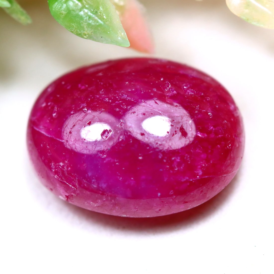 7.1Ct Natural Winza Heated Ruby Top Red Oval Cut OT7066 (1 of 2)