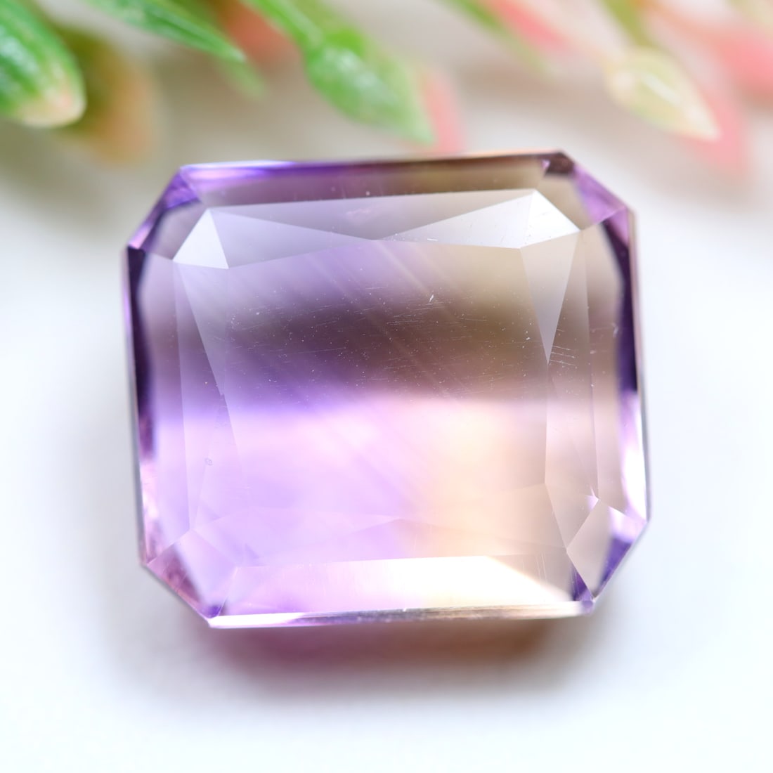 Ametrine 21.38Ct Natural Clean Large Size Ametrine for Jewelry Making: Ksmith Jewels Global Welcome to our auction house, today auction brought to you by Ksmith Jewels Global based in Penang, Malaysia specialize in all kinds of opal and color gemstone both in manufacturi
