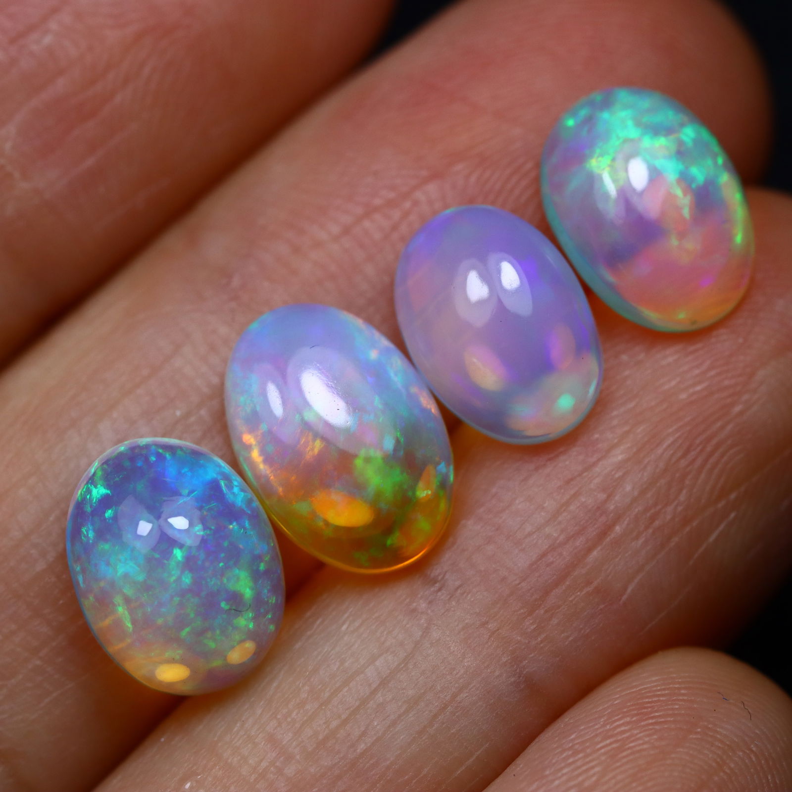 5.88Ct Natural Flashy Rainbow Ethiopian Welo Opal (1 of 2)