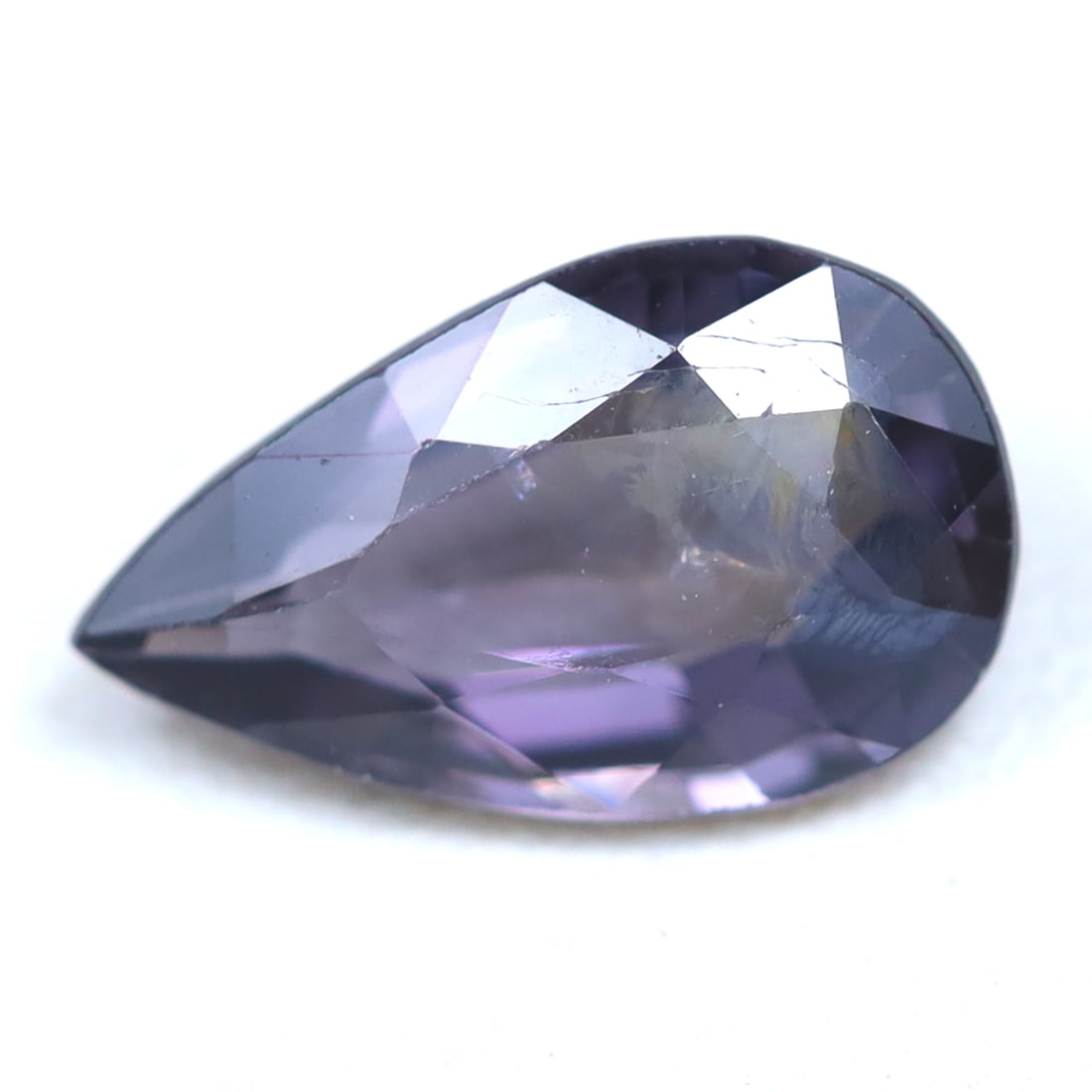 1.01Ct Natural Pear Cut Mogok Pinkish Purple Spinel (1 of 2)