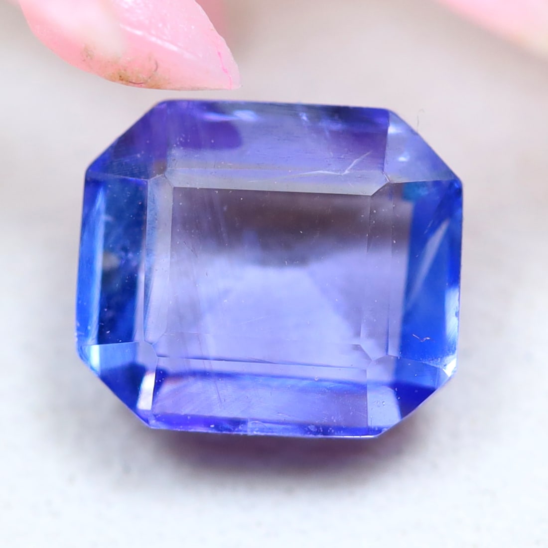 Tanzanite 1.44Ct Natural Fancy Cut Purplish Blue Tanzanite for Jewelry Making (1 of 2)