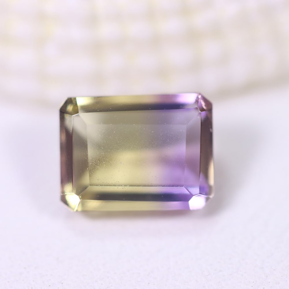 1.61Ct Ametrine - Polished Faceted - Rectangle Faceted, 350E: Ksmith Heritage Auctioneers Welcome to our auction house, today auction brought to you by Ksmith Heritage Auctioneers based in Penang, Malaysia specialize in all kinds of opal and color gemstone both