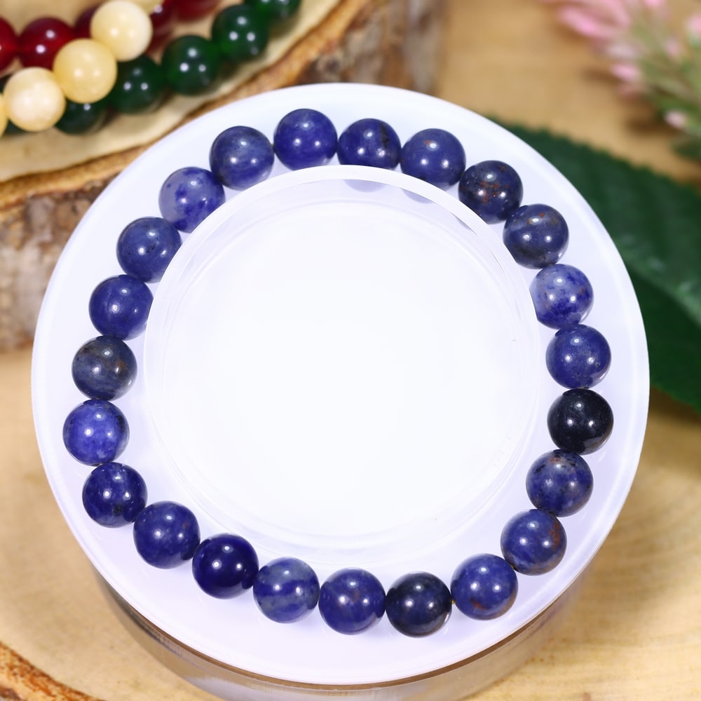 18.47g Sodalite Bracelet - Polished Beads, 1102B: Ksmith Heritage Auctioneers Welcome to our auction house, today auction brought to you by Ksmith Heritage Auctioneers based in Penang, Malaysia specialize in all kinds of opal and color gemstone both