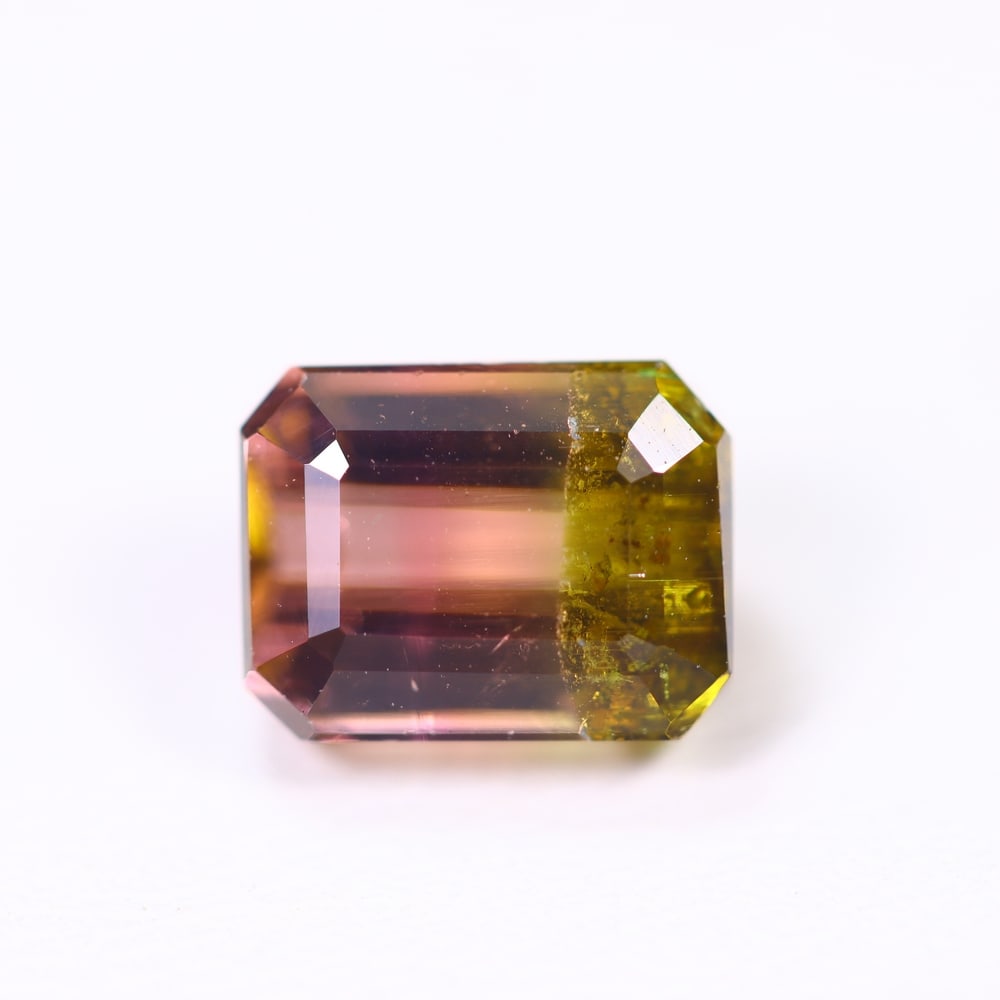 2.65cts Natural Watermelon Tourmaline - Bi-Colour Faceted Cut, 236E: Ksmith Heritage Auctioneers Welcome to our auction house, today auction brought to you by Ksmith Heritage Auctioneers based in Penang, Malaysia specialize in all kinds of opal and color gemstone both
