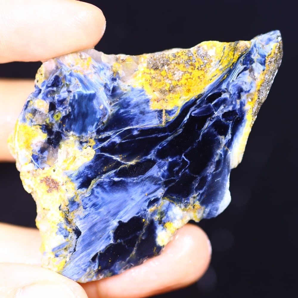 72.26529Ct Pietersite Slab - Gemstone Crystal - Freeform Slice, 771B (1 of 3)