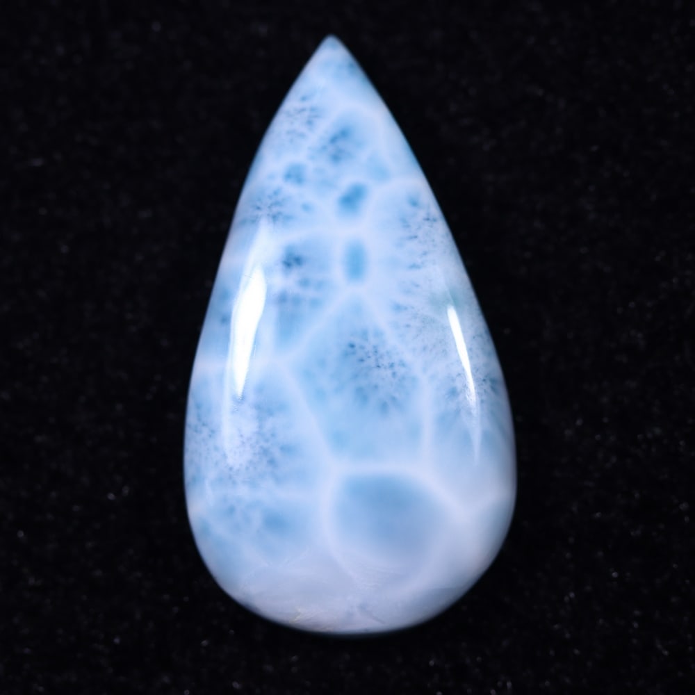 *30.67cts Natural Larimar - Polished Cabochon, 529B: Ksmith Heritage Auctioneers Welcome to our auction house, today auction brought to you by Ksmith Heritage Auctioneers based in Penang, Malaysia specialize in all kinds of opal and color gemstone both