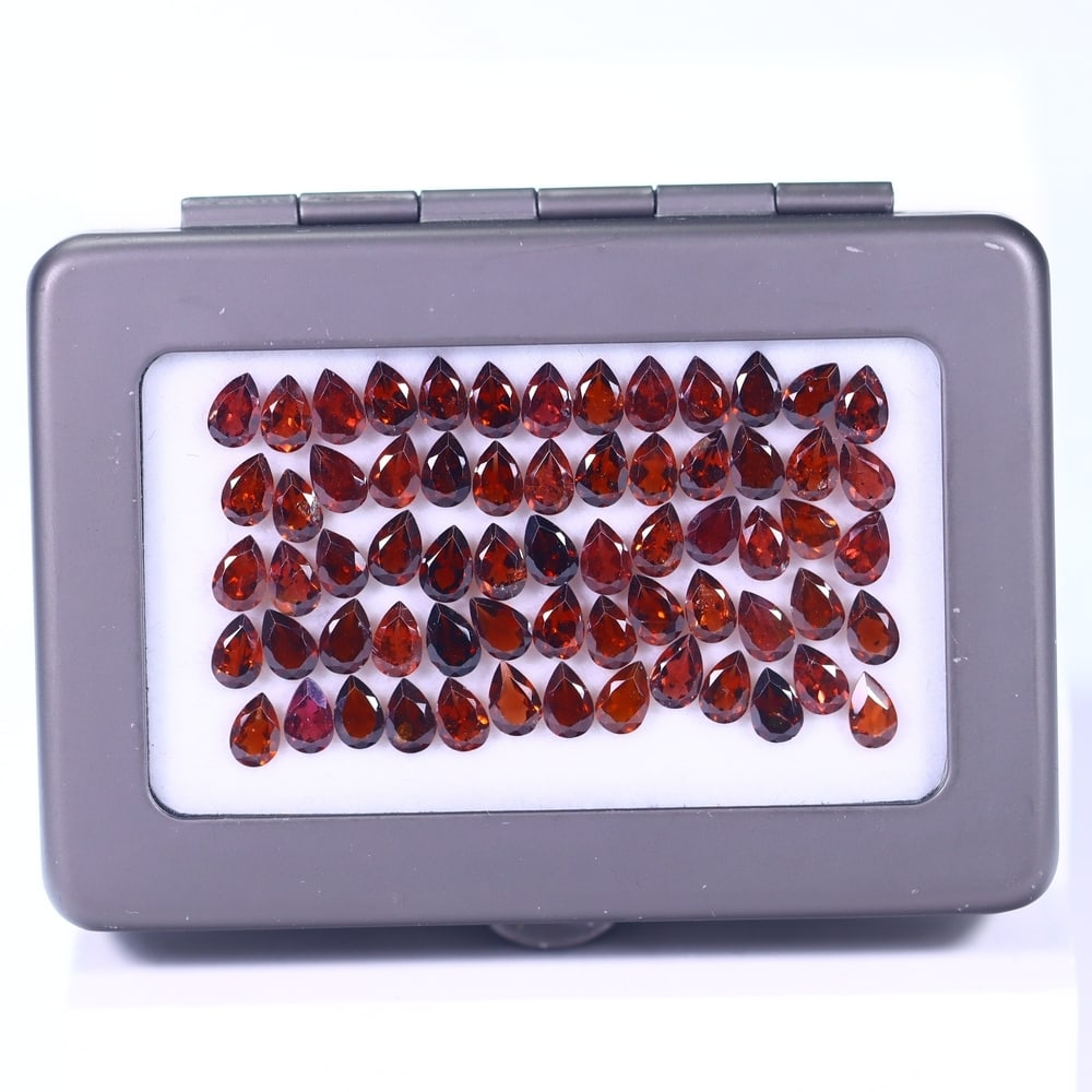 31.89Ct Almandine Garnet - Polished Faceted - Pear Faceted, 1048B: Ksmith Heritage Auctioneers Welcome to our auction house, today auction brought to you by Ksmith Heritage Auctioneers based in Penang, Malaysia specialize in all kinds of opal and color gemstone both