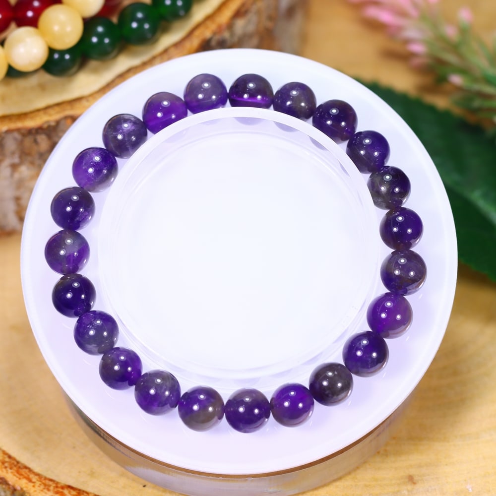 17.83g Amethyst Bracelet - Polished Beads, 889B: Ksmith Heritage Auctioneers Welcome to our auction house, today auction brought to you by Ksmith Heritage Auctioneers based in Penang, Malaysia specialize in all kinds of opal and color gemstone both