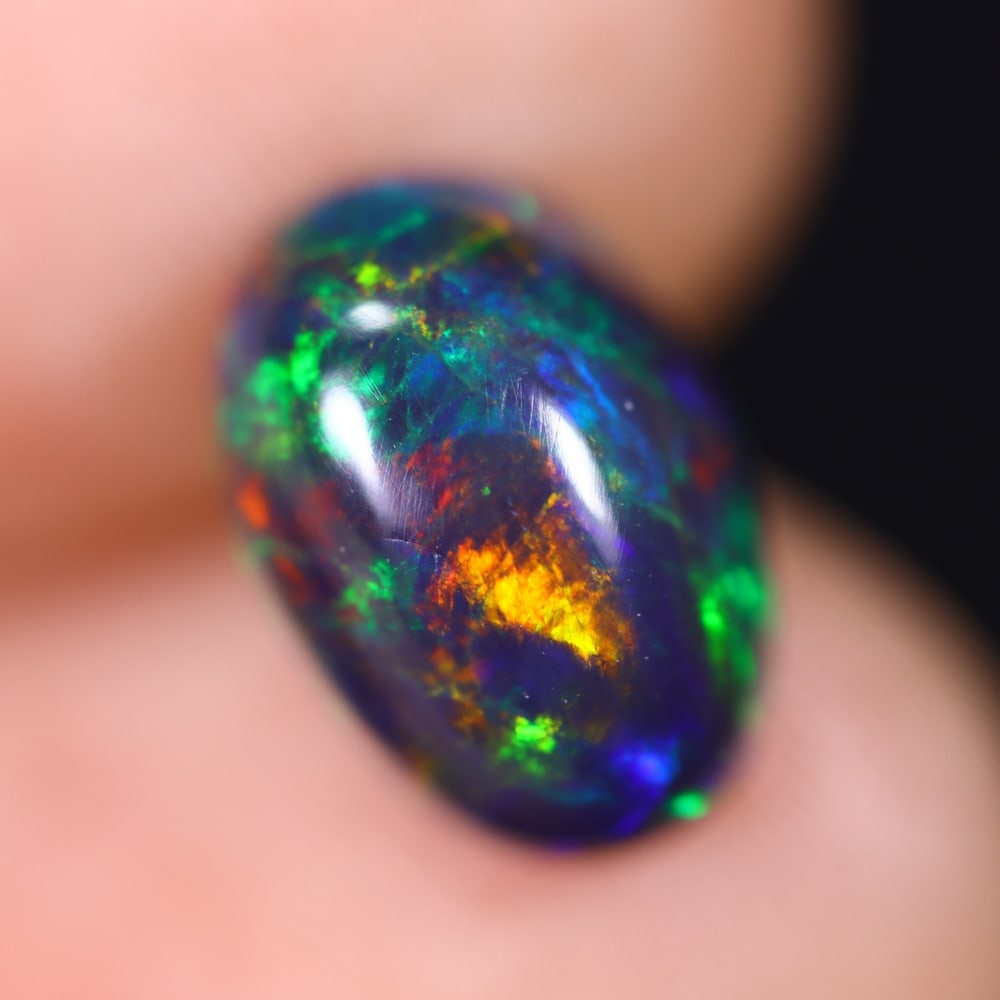 2.01Ct Welo Black Opal Polished - Ethiopian Opal, 19E: Ksmith Heritage Auctioneers Welcome to our auction house, today auction brought to you by Ksmith Heritage Auctioneers based in Penang, Malaysia specialize in all kinds of opal and color gemstone both