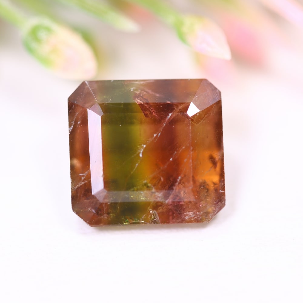 5.36cts Natural Watermelon Tourmaline - Bi-Colour Faceted Cut, 503E: Ksmith Heritage Auctioneers Welcome to our auction house, today auction brought to you by Ksmith Heritage Auctioneers based in Penang, Malaysia specialize in all kinds of opal and color gemstone both