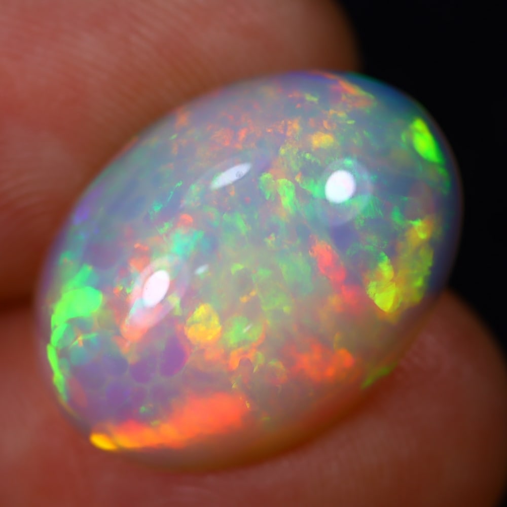 *8.06Ct Welo Opal Polished - Ethiopian Opal - Oval Cabochon, 614B: Ksmith Heritage Auctioneers Welcome to our auction house, today auction brought to you by Ksmith Heritage Auctioneers based in Penang, Malaysia specialize in all kinds of opal and color gemstone both