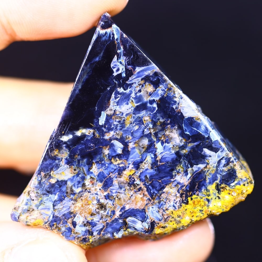 63.45Ct Pietersite Slab - Gemstone Crystal - Freeform Slice, 780B: Ksmith Heritage Auctioneers Welcome to our auction house, today auction brought to you by Ksmith Heritage Auctioneers based in Penang, Malaysia specialize in all kinds of opal and color gemstone both