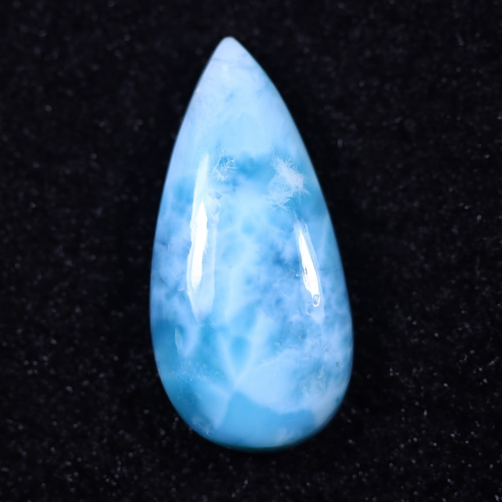 *30.32cts Natural Larimar - Polished Cabochon, 1197B: Ksmith Heritage Auctioneers Welcome to our auction house, today auction brought to you by Ksmith Heritage Auctioneers based in Penang, Malaysia specialize in all kinds of opal and color gemstone both