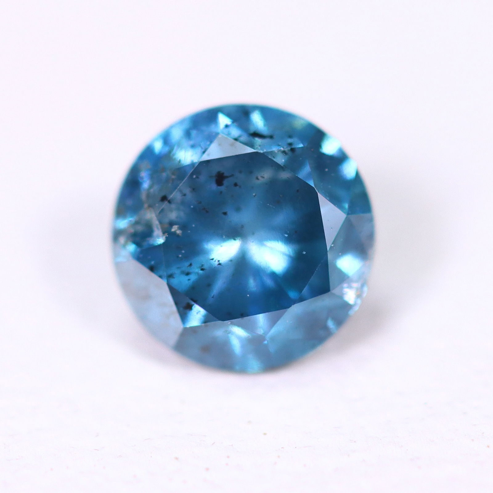 0.37ct Blue Round Diamond 4.3mm - Natural Diamond, Loose Diamond: Ksmith Jewels Global Welcome to our auction house, today auction brought to you by Ksmith Jewels Global based in Penang, Malaysia specialize in all kinds of opal, diamond and color gemstone both in ma