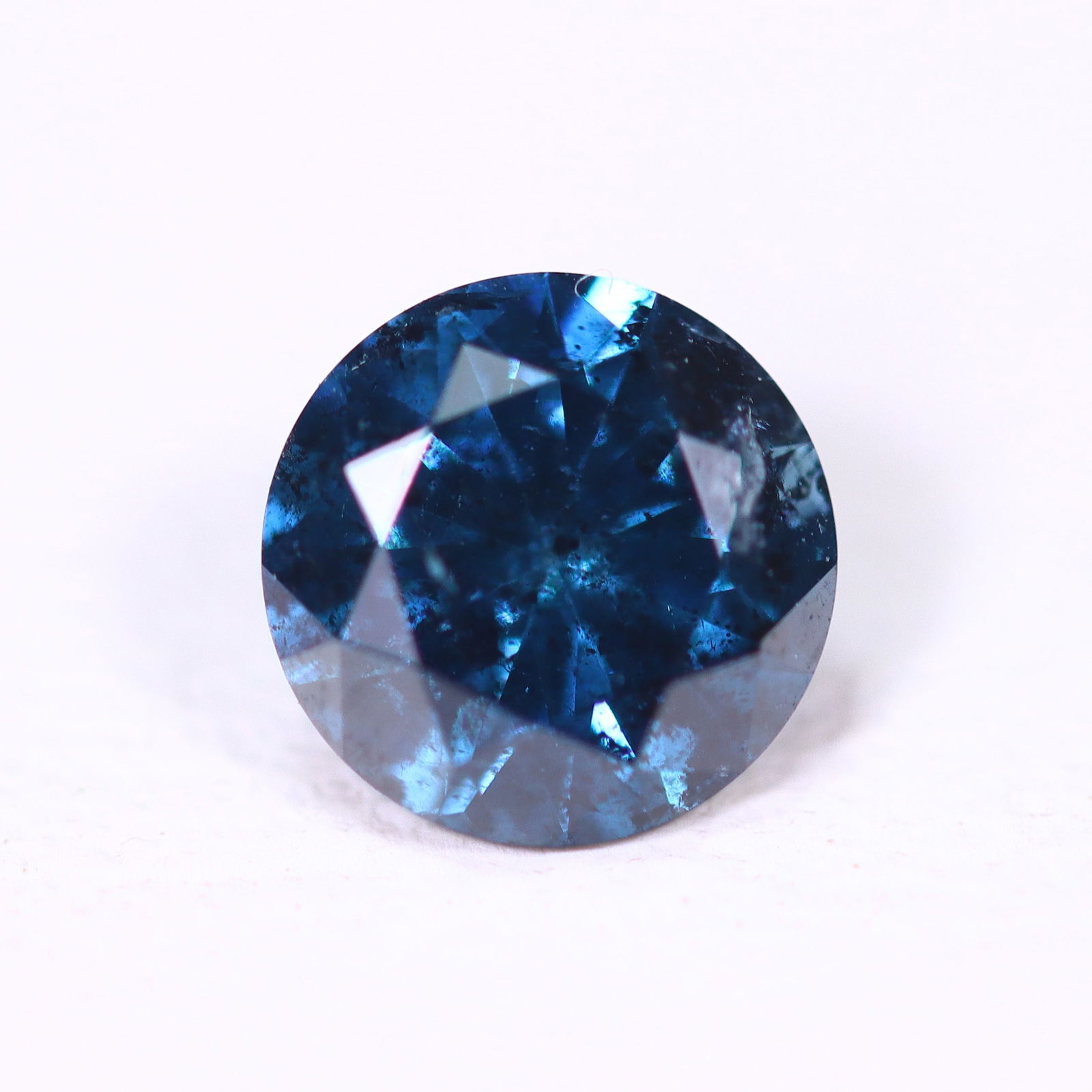 0.44ct Blue Round Diamond 4.9mm - Natural Diamond, Loose Diamond: Ksmith Jewels Global Welcome to our auction house, today auction brought to you by Ksmith Jewels Global based in Penang, Malaysia specialize in all kinds of opal, diamond and color gemstone both in ma