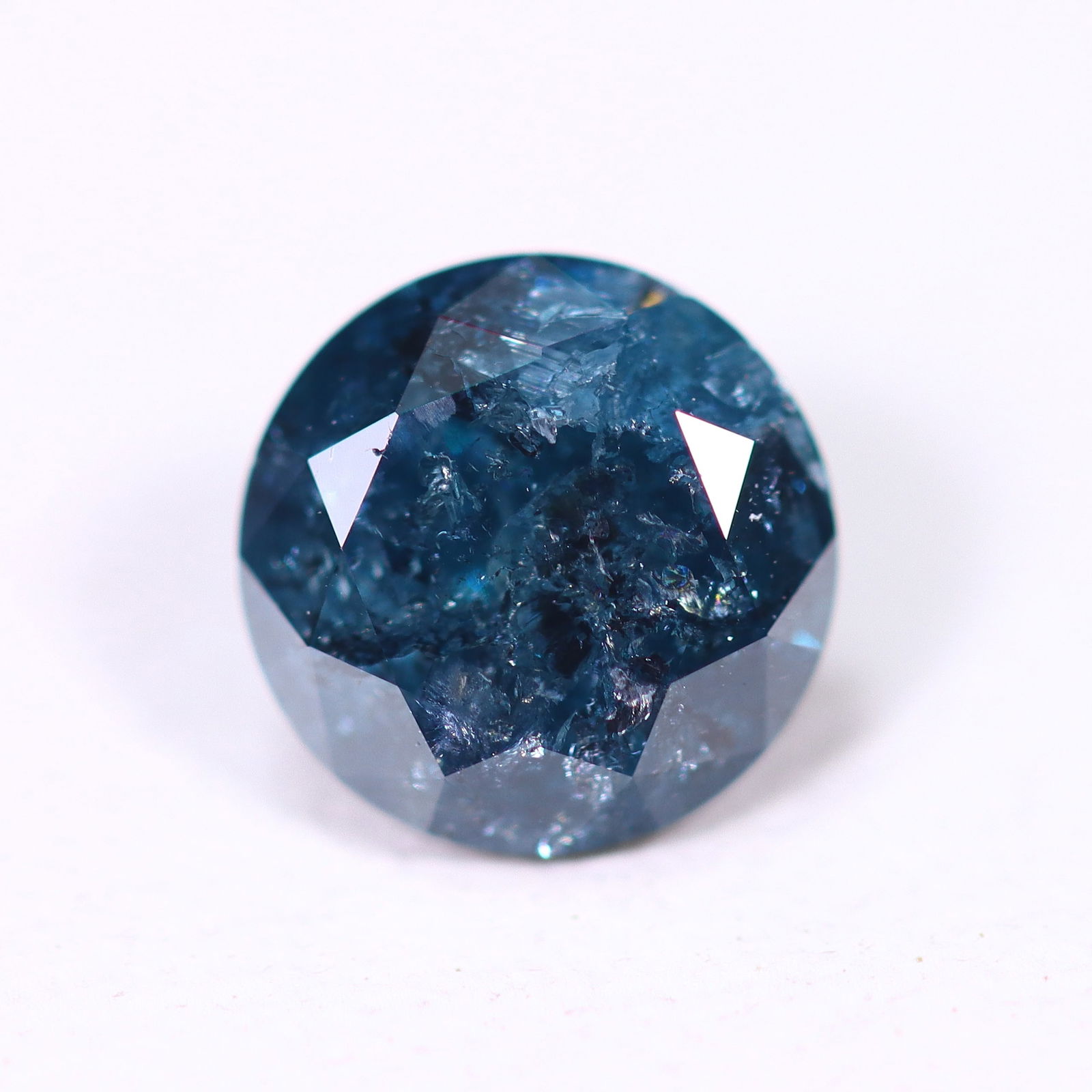 0.57ct Blue Round Diamond 5.1mm - Natural Diamond, Loose Diamond: Ksmith Jewels Global Welcome to our auction house, today auction brought to you by Ksmith Jewels Global based in Penang, Malaysia specialize in all kinds of opal, diamond and color gemstone both in ma