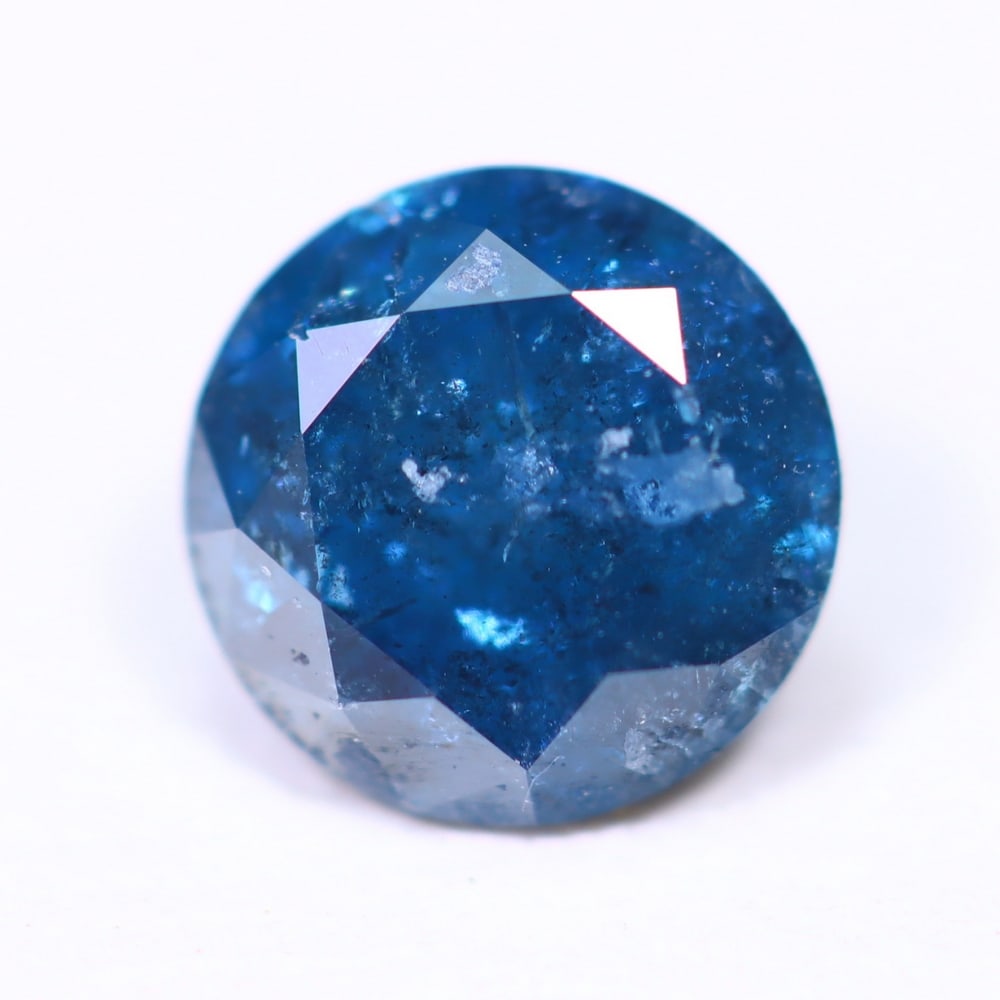 0.79ct Peacock Blue Diamond 5.9mm - Natural Diamond, Loose Diamond: Ksmith Jewels Global Welcome to our auction house, today auction brought to you by Ksmith Jewels Global based in Penang, Malaysia specialize in all kinds of opal, diamond and color gemstone both in ma