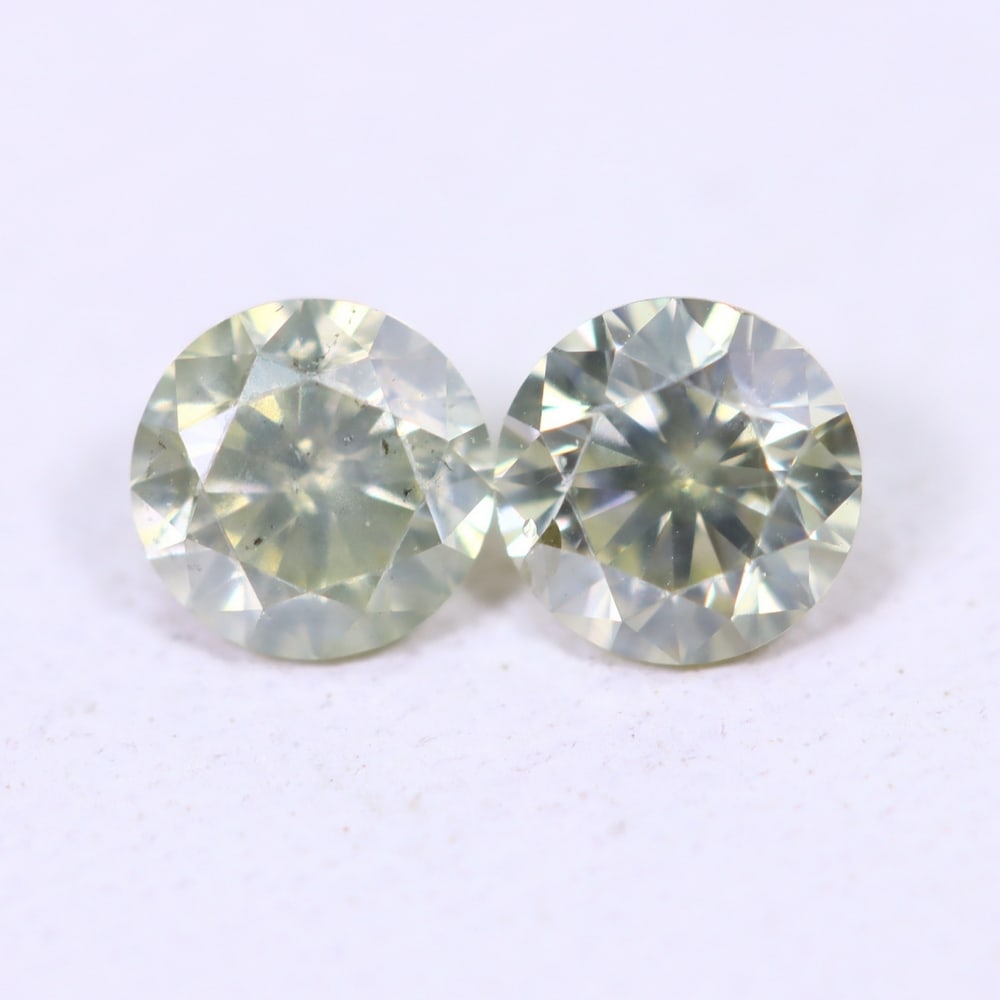0.38ct 2pcs Unheated Round Diamond 3.6mm - Natural Diamond, Loose Diamond: Ksmith Jewels Global Welcome to our auction house, today auction brought to you by Ksmith Jewels Global based in Penang, Malaysia specialize in all kinds of opal, diamond and color gemstone both in ma