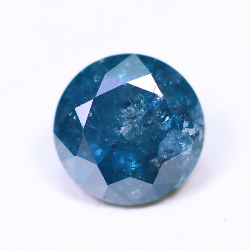 0.65ct Peacock Blue Diamond 5.4mm - Natural Diamond, Loose Diamond: Ksmith Jewels Global Welcome to our auction house, today auction brought to you by Ksmith Jewels Global based in Penang, Malaysia specialize in all kinds of opal, diamond and color gemstone both in ma