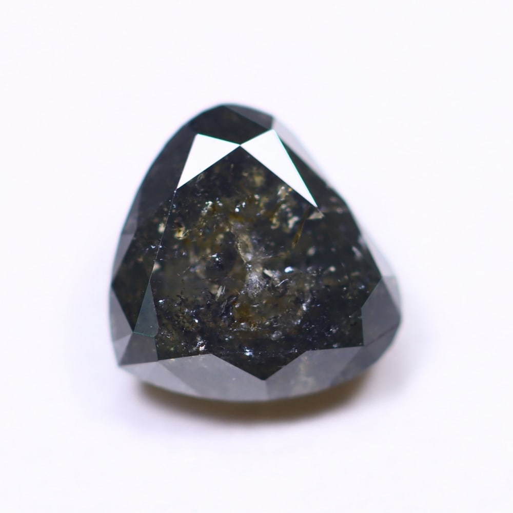 1.01ct Salt and Pepper Diamond 6.3x5.8mm - Natural Diamond, Loose Diamond: Ksmith Jewels Global Welcome to our auction house, today auction brought to you by Ksmith Jewels Global based in Penang, Malaysia specialize in all kinds of opal, diamond and color gemstone both in ma