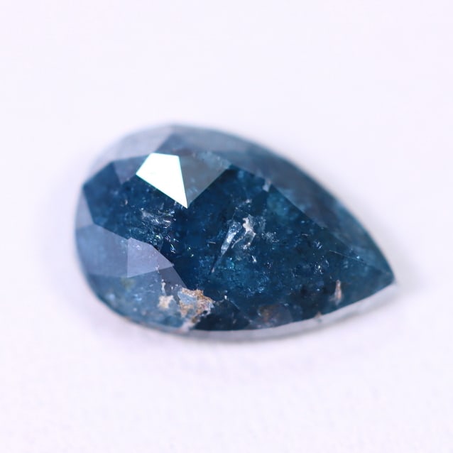 0.78ct Blue Diamond 7.4mm Rose Cut (1 of 3)