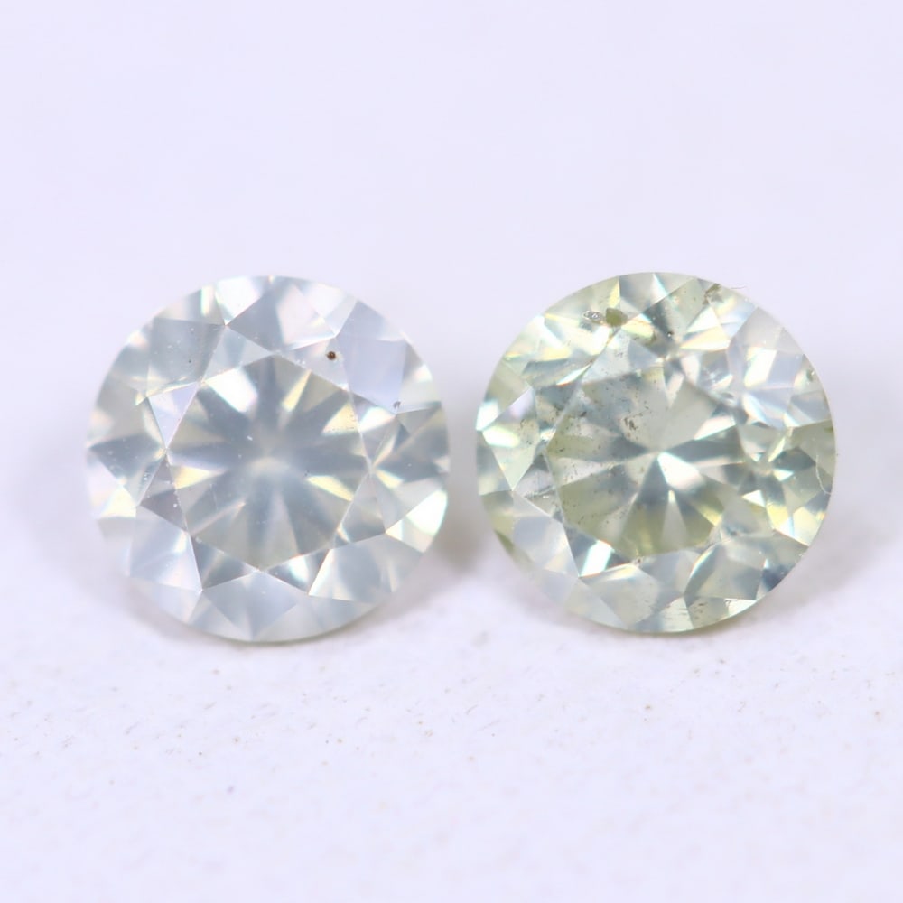 0.36ct 2pcs Unheated Round Diamond 3.5mm - Natural Diamond, Loose Diamond: Ksmith Jewels Global Welcome to our auction house, today auction brought to you by Ksmith Jewels Global based in Penang, Malaysia specialize in all kinds of opal, diamond and color gemstone both in ma