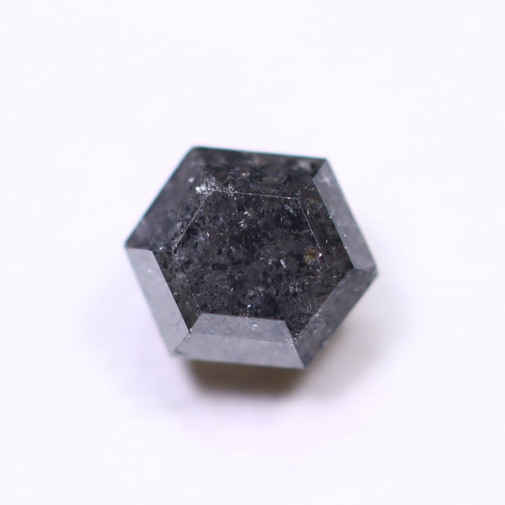 0.79ct Salt and Pepper Diamond 5.3x4.7mm - Natural Diamond, Loose Diamond: Ksmith Jewels Global Welcome to our auction house, today auction brought to you by Ksmith Jewels Global based in Penang, Malaysia specialize in all kinds of opal, diamond and color gemstone both in ma