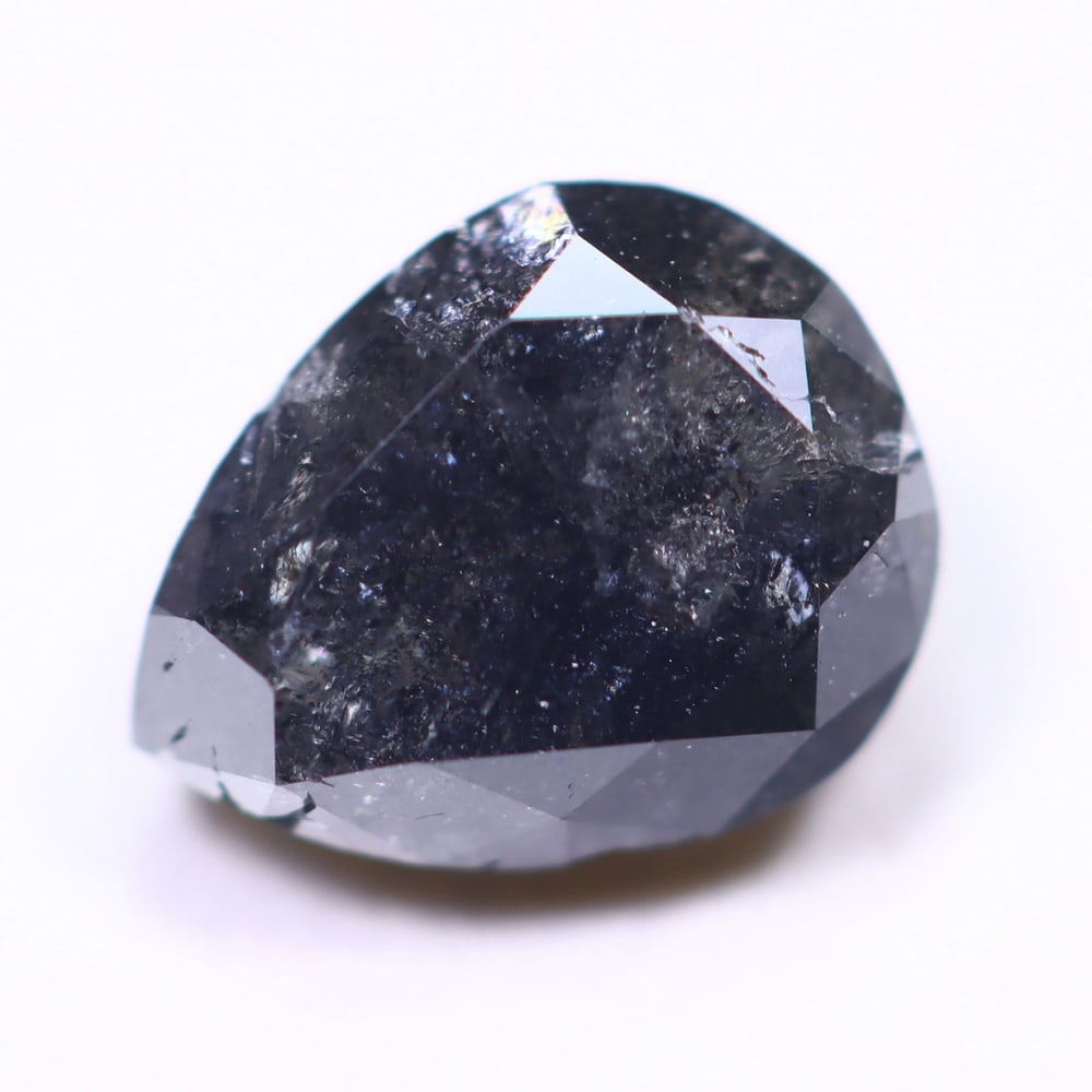 1.13ct Salt and Pepper Diamond 6.8x5.3mm - Natural Diamond, Loose Diamond: Ksmith Jewels Global Welcome to our auction house, today auction brought to you by Ksmith Jewels Global based in Penang, Malaysia specialize in all kinds of opal, diamond and color gemstone both in ma