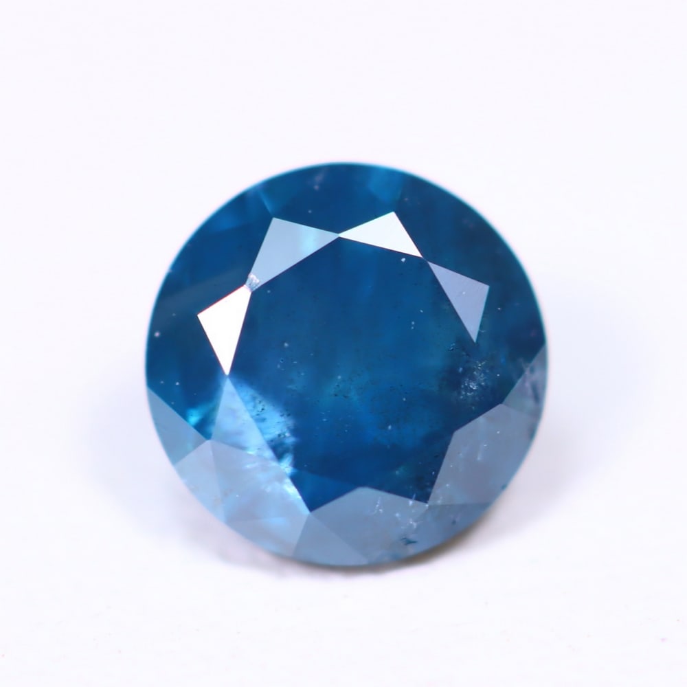 0.56ct Peacock Blue Diamond 5.3mm - Natural Diamond, Loose Diamond: Ksmith Jewels Global Welcome to our auction house, today auction brought to you by Ksmith Jewels Global based in Penang, Malaysia specialize in all kinds of opal, diamond and color gemstone both in ma