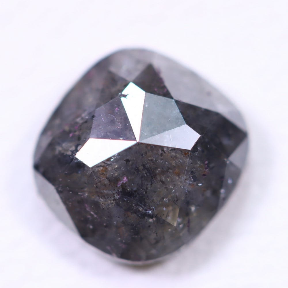 1.49ct Salt and Pepper Diamond 6.7x6.4mm - Natural Diamond, Loose Diamond: Ksmith Jewels Global Welcome to our auction house, today auction brought to you by Ksmith Jewels Global based in Penang, Malaysia specialize in all kinds of opal, diamond and color gemstone both in ma