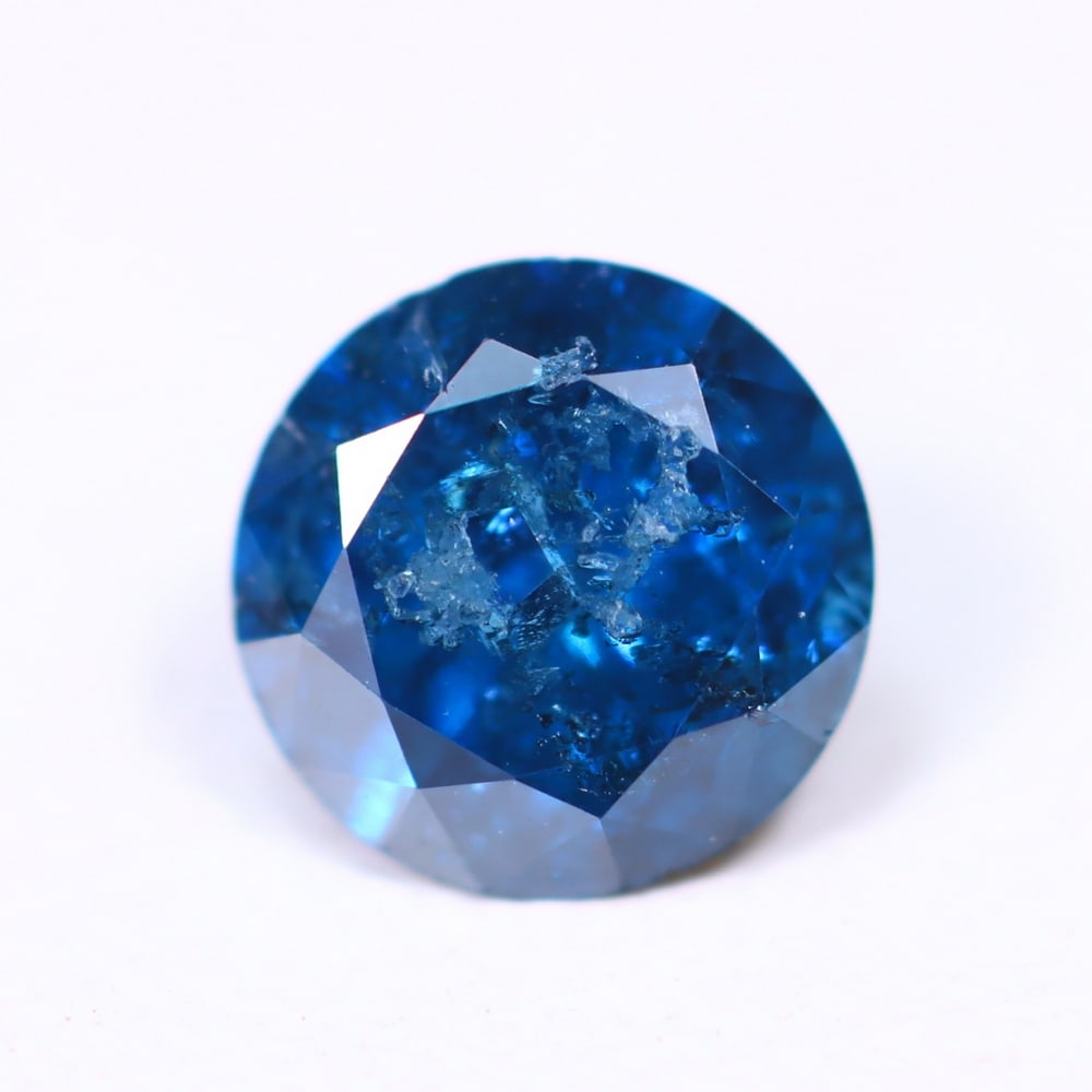 0.51ct Peacock Blue Diamond 5.3mm - Natural Diamond, Loose Diamond: Ksmith Jewels Global Welcome to our auction house, today auction brought to you by Ksmith Jewels Global based in Penang, Malaysia specialize in all kinds of opal, diamond and color gemstone both in ma