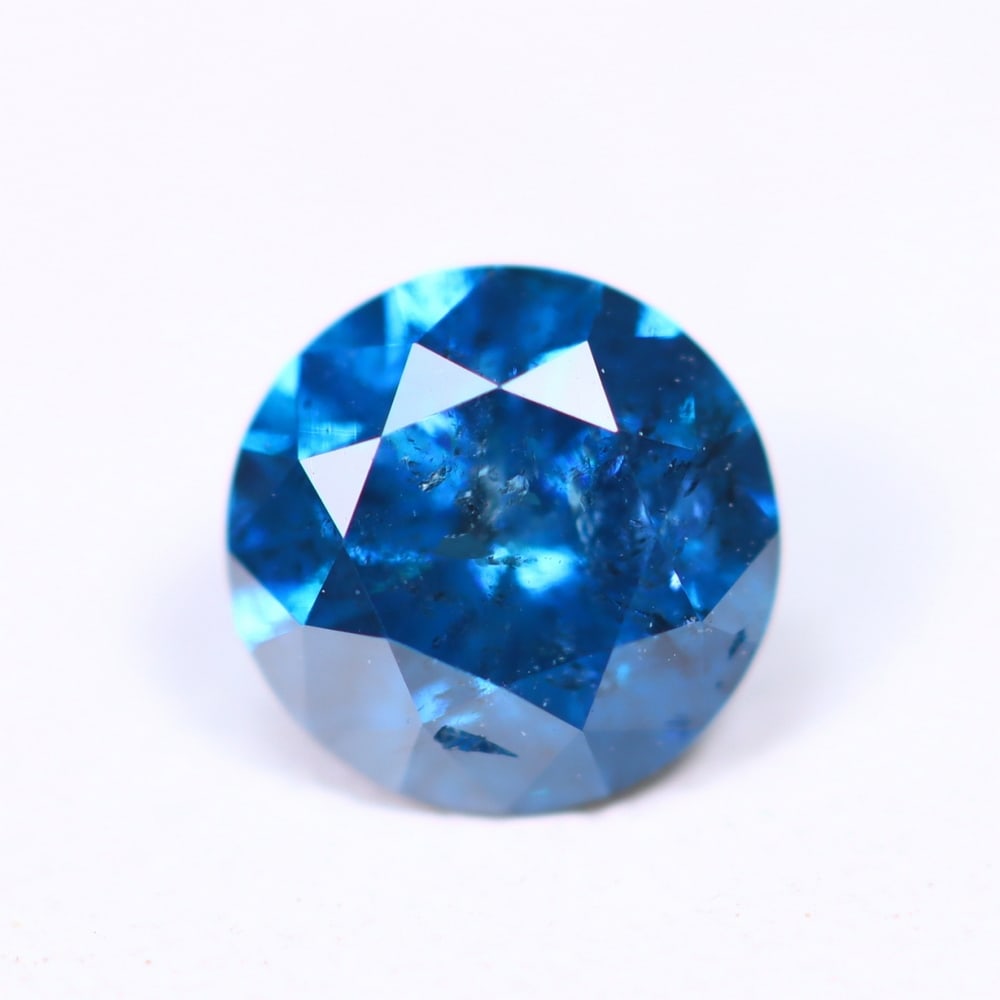 0.47ct Peacock Blue Diamond 4.9mm - Natural Diamond, Loose Diamond: Ksmith Jewels Global Welcome to our auction house, today auction brought to you by Ksmith Jewels Global based in Penang, Malaysia specialize in all kinds of opal, diamond and color gemstone both in ma