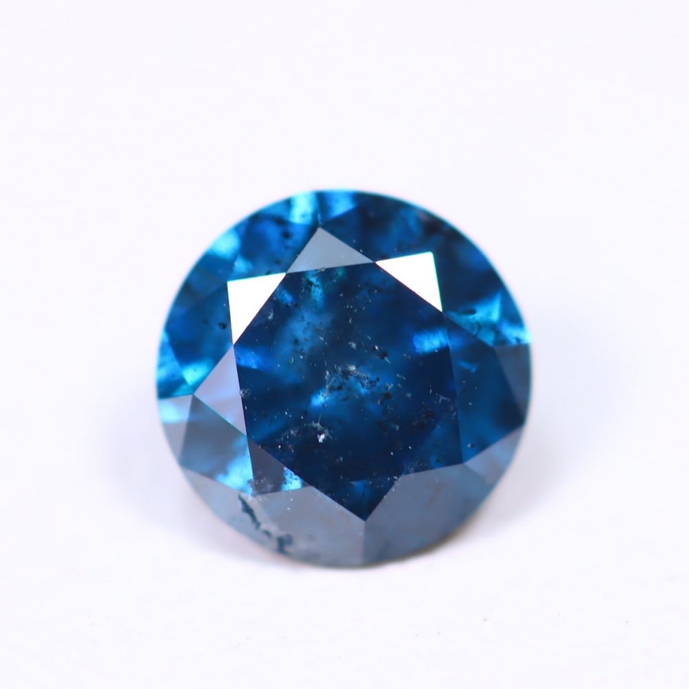 0.45ct Peacock Blue Diamond 4.9mm - Natural Diamond, Loose Diamond: Ksmith Jewels Global Welcome to our auction house, today auction brought to you by Ksmith Jewels Global based in Penang, Malaysia specialize in all kinds of opal, diamond and color gemstone both in ma