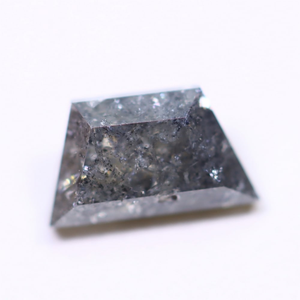 0.81ct Salt and Pepper Diamond 6.8x3.9mm - Natural Diamond, Loose Diamond: Ksmith Jewels Global Welcome to our auction house, today auction brought to you by Ksmith Jewels Global based in Penang, Malaysia specialize in all kinds of opal, diamond and color gemstone both in ma