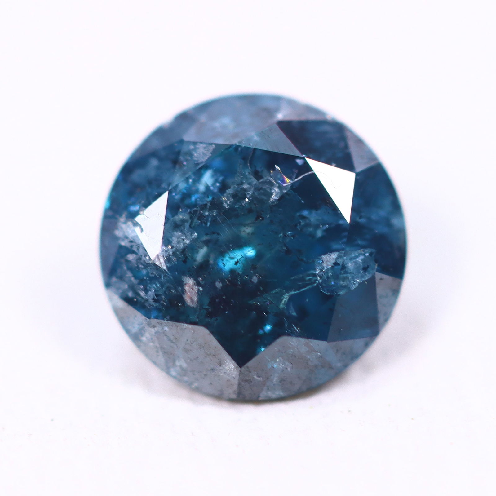 0.54ct Blue Round Diamond 5.2mm - Natural Diamond, Loose Diamond: Ksmith Jewels Global Welcome to our auction house, today auction brought to you by Ksmith Jewels Global based in Penang, Malaysia specialize in all kinds of opal, diamond and color gemstone both in ma
