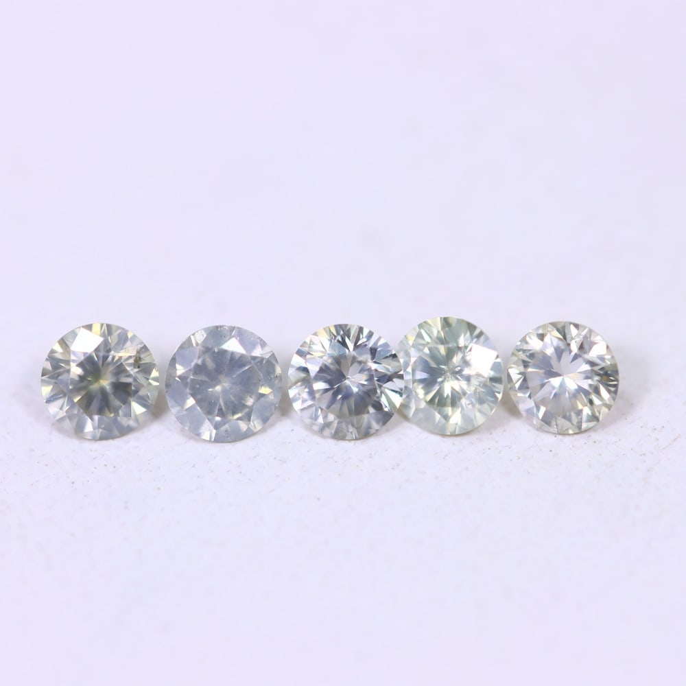 0.51ct 5pcs Unheated Round Diamond 3mm - Natural Diamond, Loose Diamond: Ksmith Jewels Global Welcome to our auction house, today auction brought to you by Ksmith Jewels Global based in Penang, Malaysia specialize in all kinds of opal, diamond and color gemstone both in ma