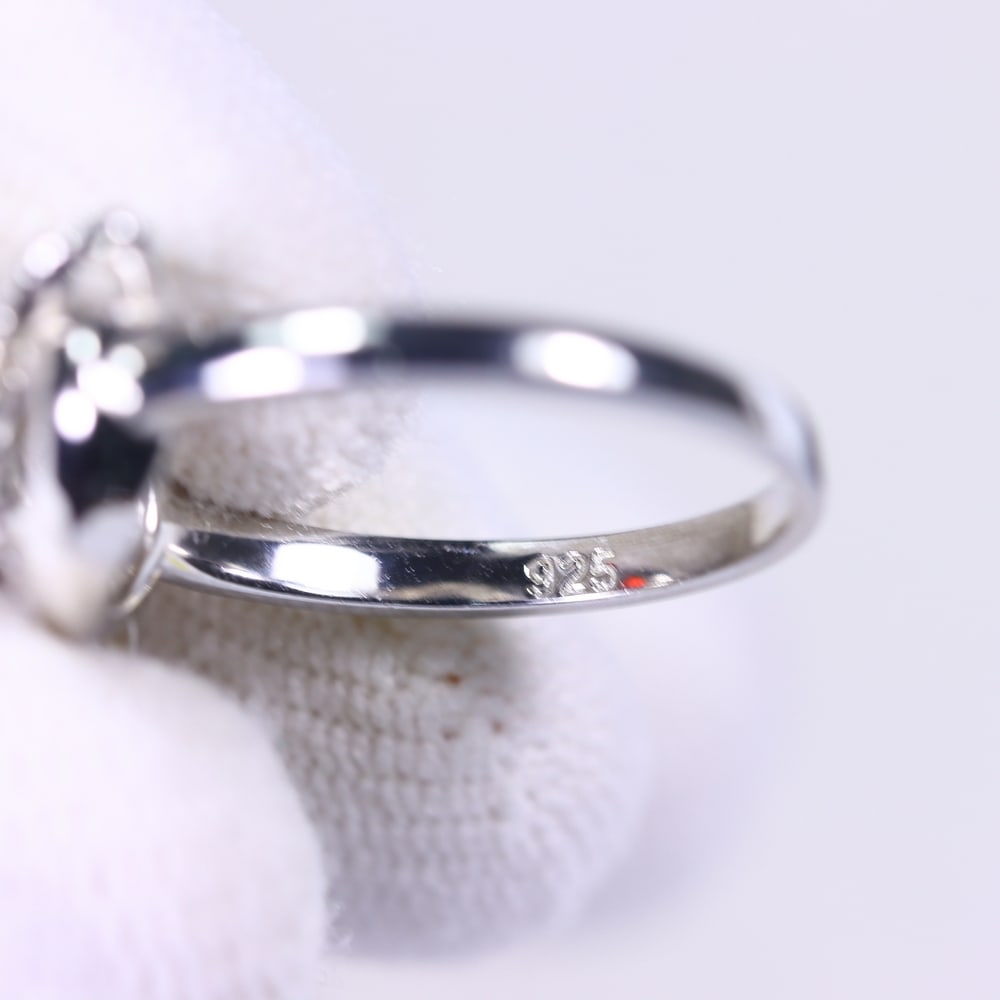 Ring US6.75 Ruby - 925 Sterling Silver, 61B - 3