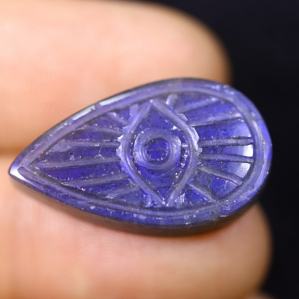 16.17cts Labradorite Evil Eye - Carving , 928E (1 of 3)
