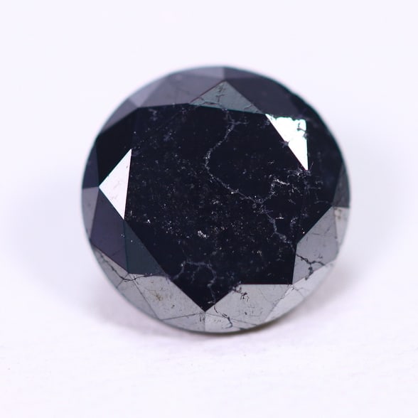 1.08ct Black Diamond 6.30mm - Natural Diamond, Loose Diamond, 911DD: Ksmith Heritage Auctioneers Subject: Natural Diamond Origin: Africa Treatment: Heated